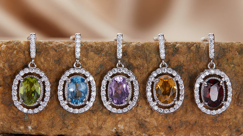 GEMSTONE EARRINGS