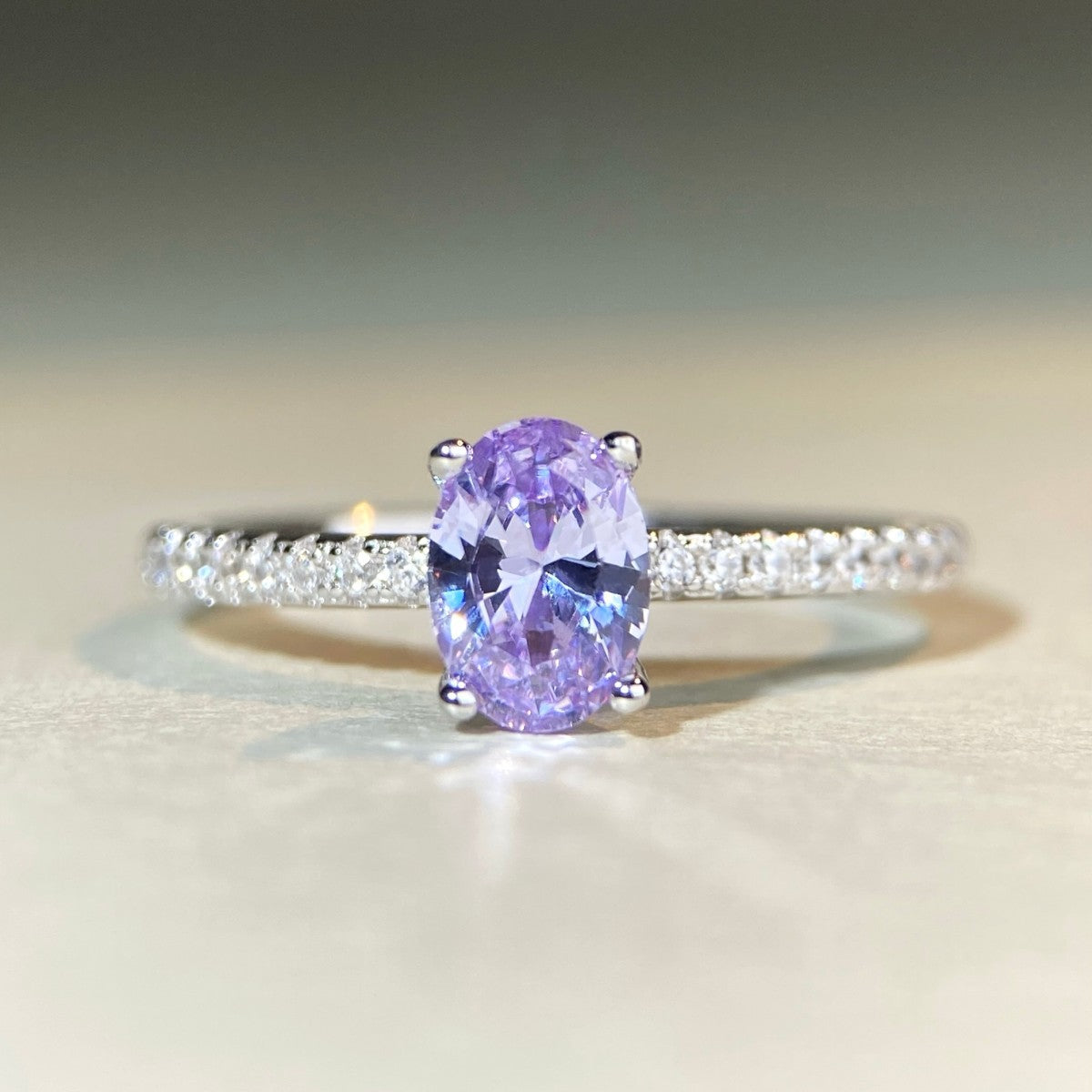 Felistly Jewelry: wedding bands for women moissanite S925 Sterling Silver Paraiba Ring for Women with High Carbon Diamond Ice-Cut Band & Small Green Diamond