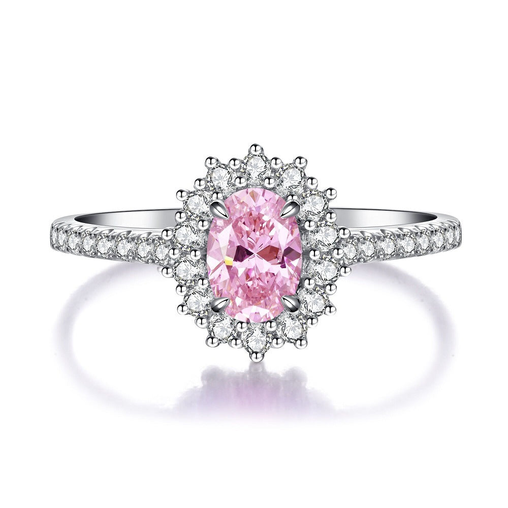Felistly Jewelry: Pigeon Blood Ruby Cocktail Ring for Women - S925 Sterling Silver & 18K Gold Red Gemstone Diamond Ring, Fashion Minimalist Stackable Band