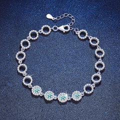 Felistly Jewelry: Minimalist Moissanite Line Bracelet - 925 Silver Everyday Luxury Jewelry