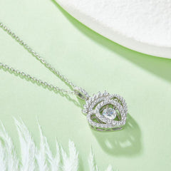 Felistly Jewelry Lively Hearts Series: Exquisite Moissanite Choker Necklace for Women