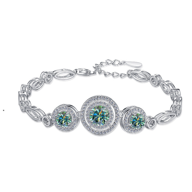 Felistly Jewelry: New S925 Sterling Silver Bracelet for Women – Bestselling Luxury Moissanite Jewelry