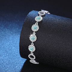 Felistly Jewelry: Minimalist Moissanite Line Bracelet - 925 Silver Everyday Luxury Jewelry