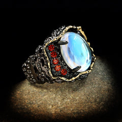Felistly Jewelry: Hot-Selling Accessory – Vintage Statement Woven Rhinestone Ring for Women, Creative and Luxurious Design