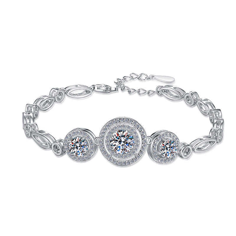 Felistly Jewelry: New S925 Sterling Silver Bracelet for Women – Bestselling Luxury Moissanite Jewelry