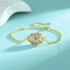 Felistly Jewelry: Bestselling New S925 Sterling Silver Moissanite Snake Head Bracelet - Edgy Fashion Jewelry