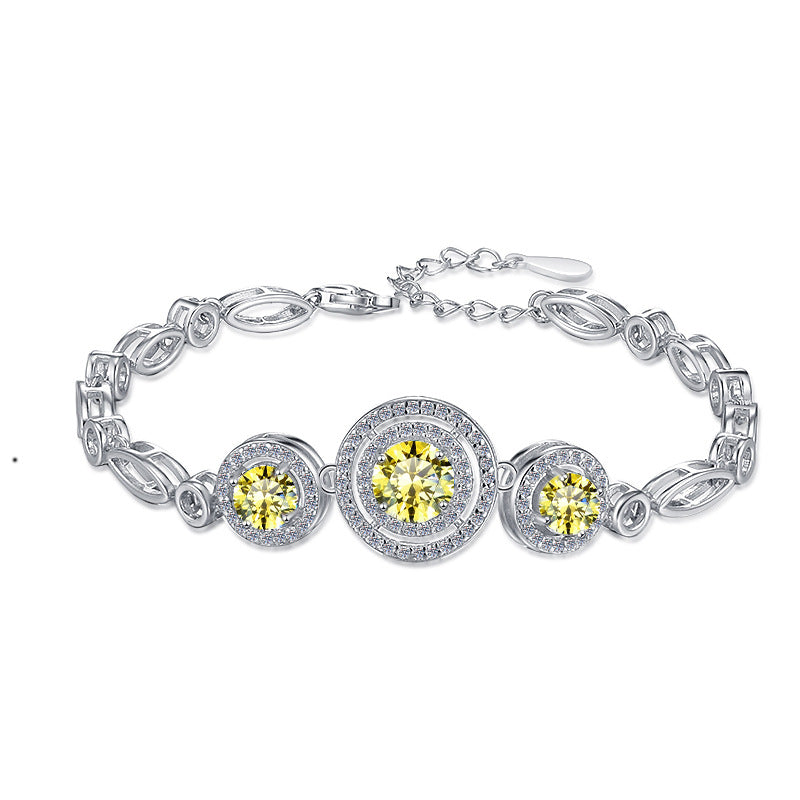 Felistly Jewelry: New S925 Sterling Silver Bracelet for Women – Bestselling Luxury Moissanite Jewelry