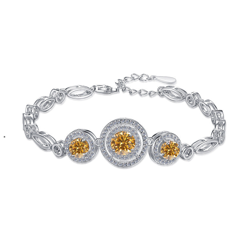 Felistly Jewelry: New S925 Sterling Silver Bracelet for Women – Bestselling Luxury Moissanite Jewelry