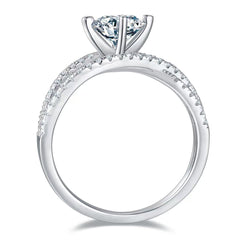 engagement rings for women | 1-Carat D Color Moissanite 'Three Lifetimes' Series Women's Ring