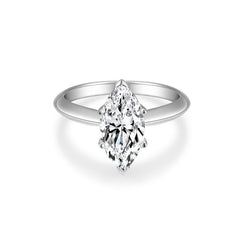 Felistly Jewelry: Classic & Elegant 1ct Moissanite Engagement Ring for Women - Oval, Heart, Radiant & Marquise Cut (Dainty Solitaire Design)