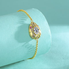Felistly Jewelry: Bestselling New S925 Sterling Silver Moissanite Snake Head Bracelet - Edgy Fashion Jewelry