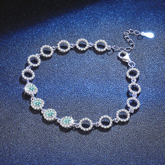 Felistly Jewelry: Minimalist Moissanite Line Bracelet - 925 Silver Everyday Luxury Jewelry