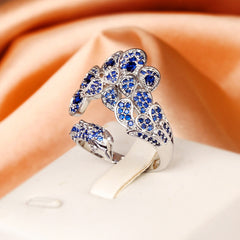 Felistly Jewelry: New Arrival Hot Selling Exquisite Elegant Peacock Open Ring Trendy Animal Bird Ring for Women