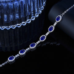 Felistly Jewelry: S925 Sterling Silver Colorful Zirconia Bracelet for Women - Adjustable Luxury Fashion Jewelry