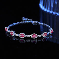 Felistly Jewelry: S925 Sterling Silver Colorful Zirconia Bracelet for Women - Adjustable Luxury Fashion Jewelry