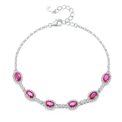 Felistly Jewelry: S925 Sterling Silver Colorful Zirconia Bracelet for Women - Adjustable Luxury Fashion Jewelry