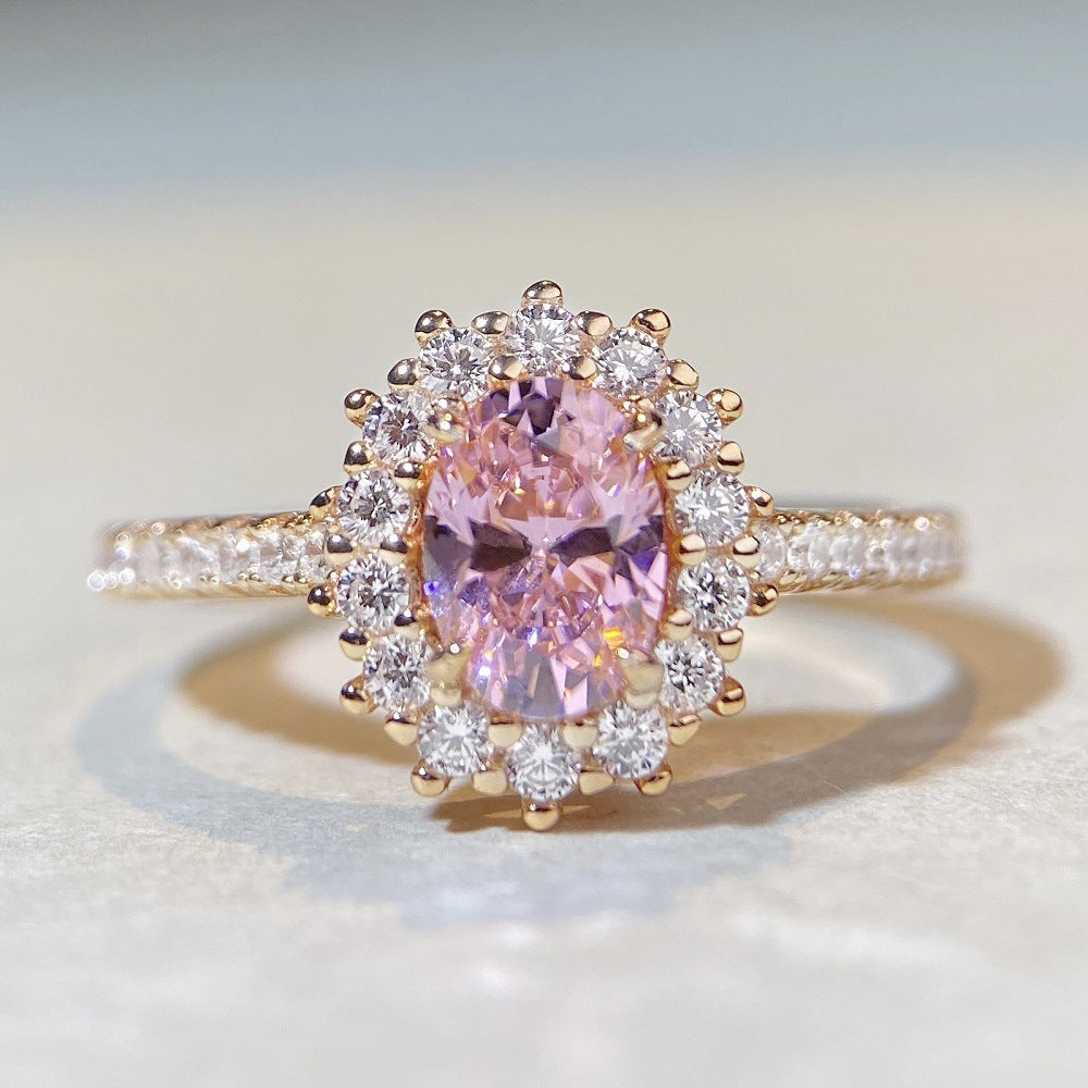 Felistly Jewelry: Pigeon Blood Ruby Cocktail Ring for Women - S925 Sterling Silver & 18K Gold Red Gemstone Diamond Ring, Fashion Minimalist Stackable Band