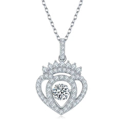 Felistly Jewelry Lively Hearts Series: Exquisite Moissanite Choker Necklace for Women