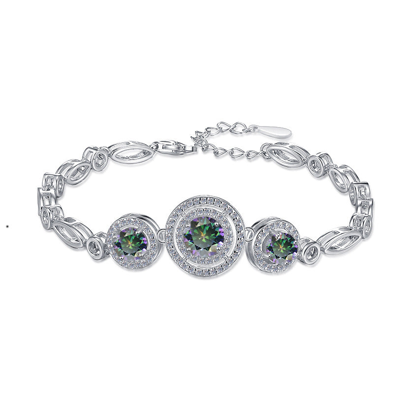 Felistly Jewelry: New S925 Sterling Silver Bracelet for Women – Bestselling Luxury Moissanite Jewelry